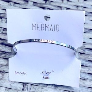 Silver Girl Mermaid Bracelet 🧜🏻‍♀️
